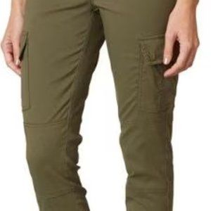 PrAna Meme Cargo Skinny Hiking Outdoor Pants Olive Green Women’s
